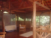 Inside LA VAINILLA vacation accommodation in one of our private cabins