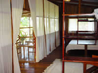 Inside the Casa Osa, resort accommodtion for large groups or families